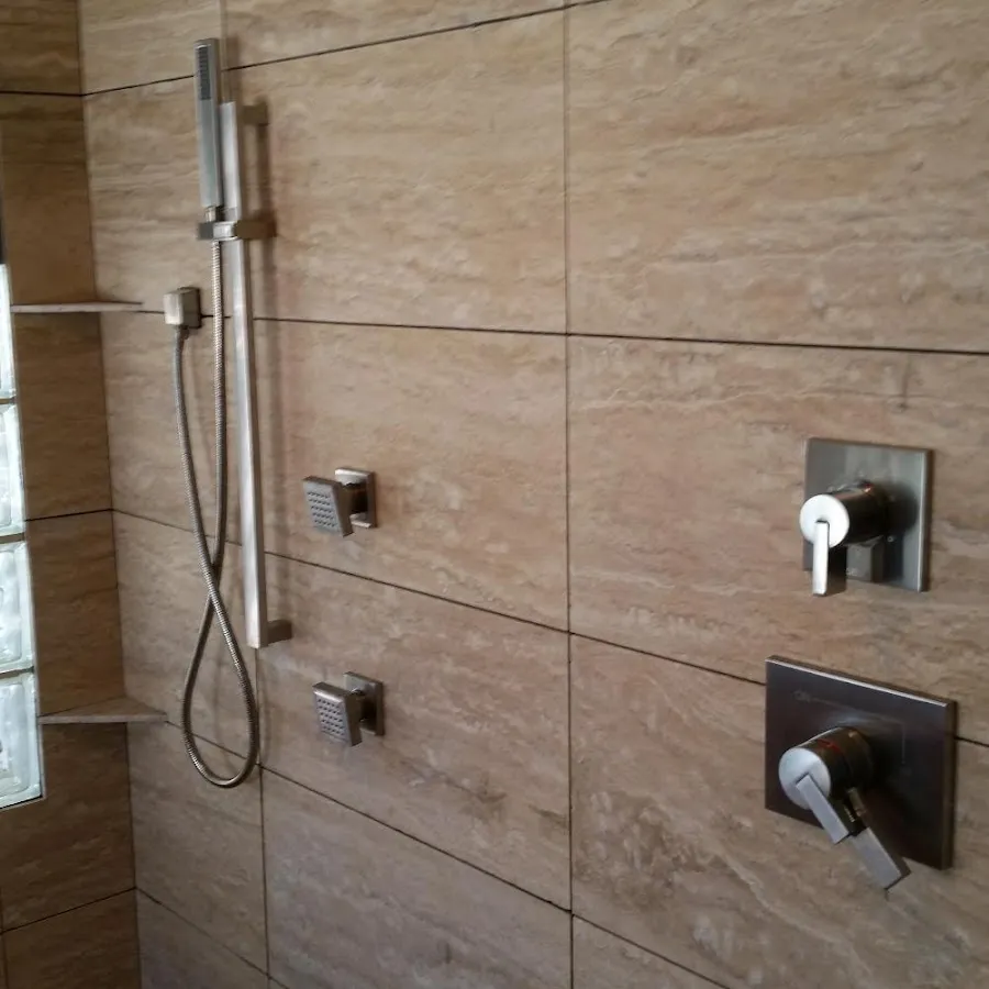 Shower fixture installation for Water Heater Replacement in St. Robert
